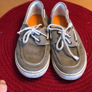 Sperry boat shoes.